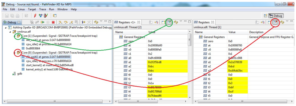 Ashling • Heterogeneous and homogeneous debugger